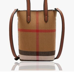 Plaid Brown and Red Women's Bag